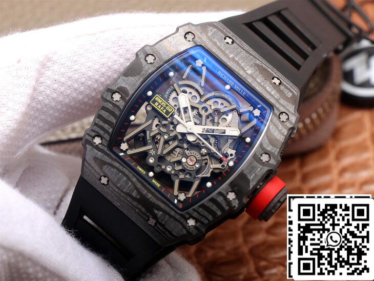 Richard Mille RM35-02 1:1 Best Edition ZF Fabbrica Carbon Fiber Case