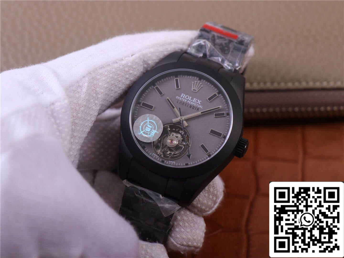 Rolex Milgauss 116400 Tourbillon 1:1 edizione migliore JB Fabbrica Black PVD Case Swiss ETA3131