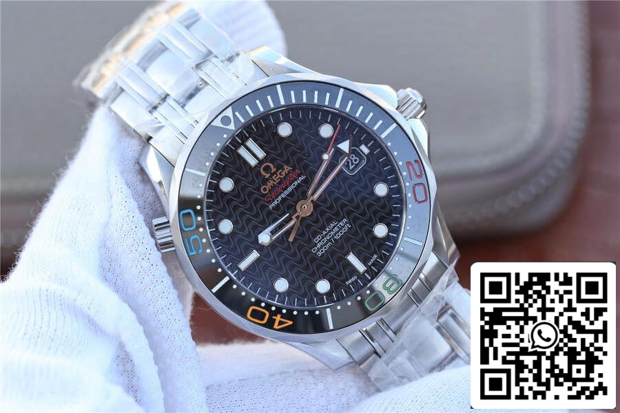 Omega Seamaster Diver 300M 522.30.41.20.01.001 1:1 Mejor Edición V6 Fabbrica Esfera Negra
