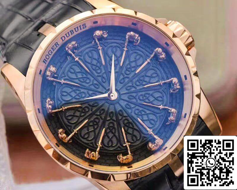 Roger Dubuis Excalibur Knights of The Round Table II Rddbex0511 ZF Fabbrica 1:1 Best Edition Rose Gold Swiss M9015