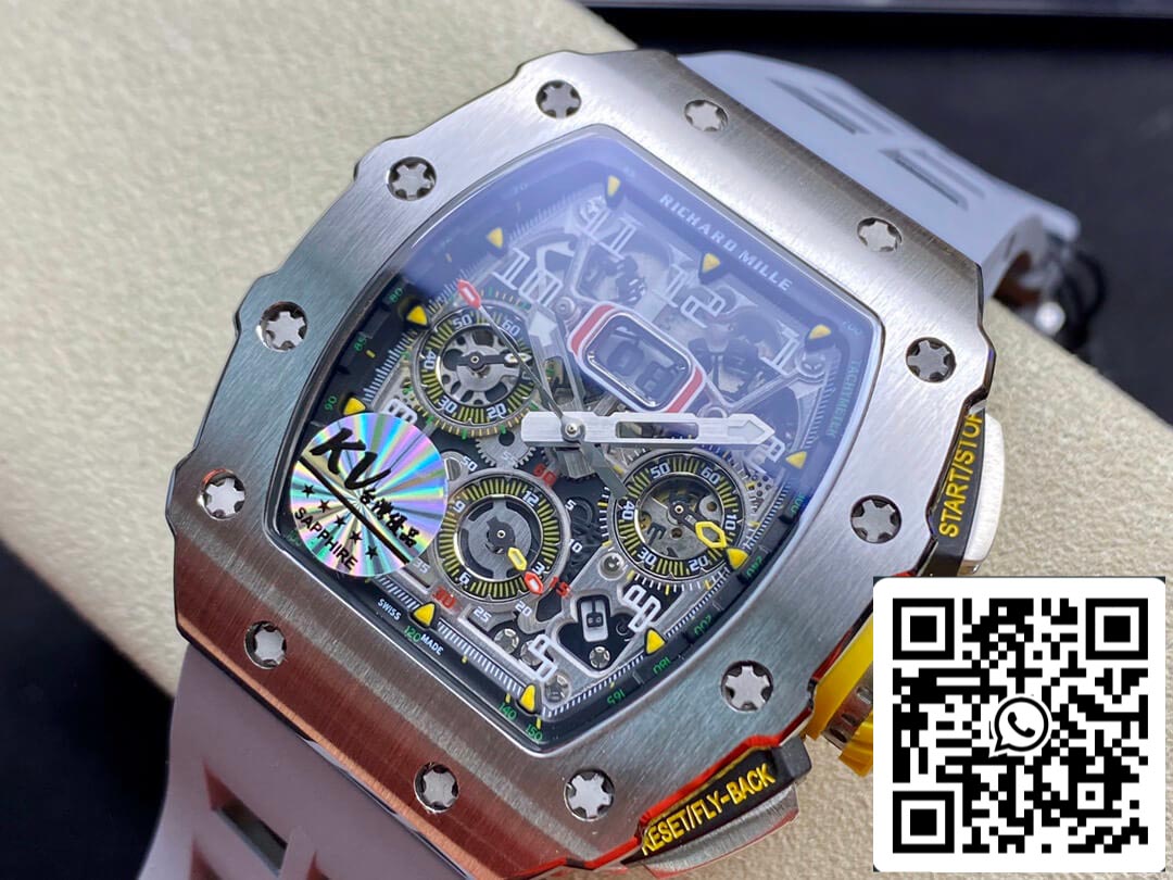 Richard Mille RM11-03 1:1 Melhor Edição KV Fabrica Aço Titânio