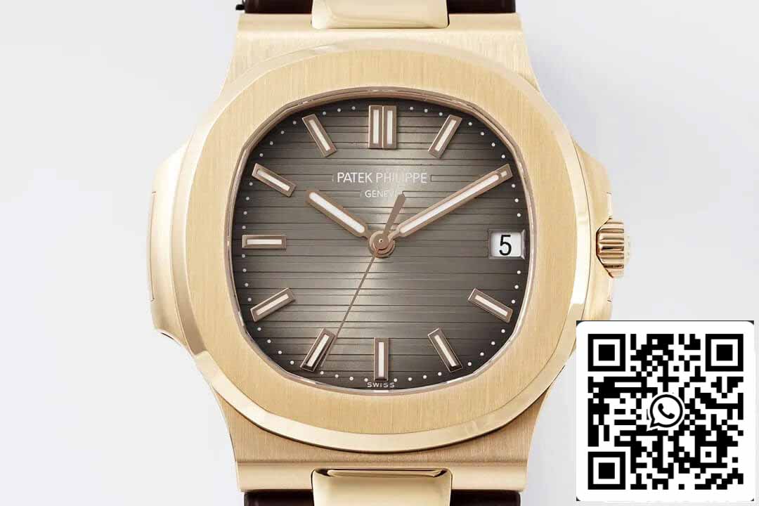 Patek Philippe Nautilus 5711 1:1 Melhor Edição PPF Fabbrica Borracha cinturino