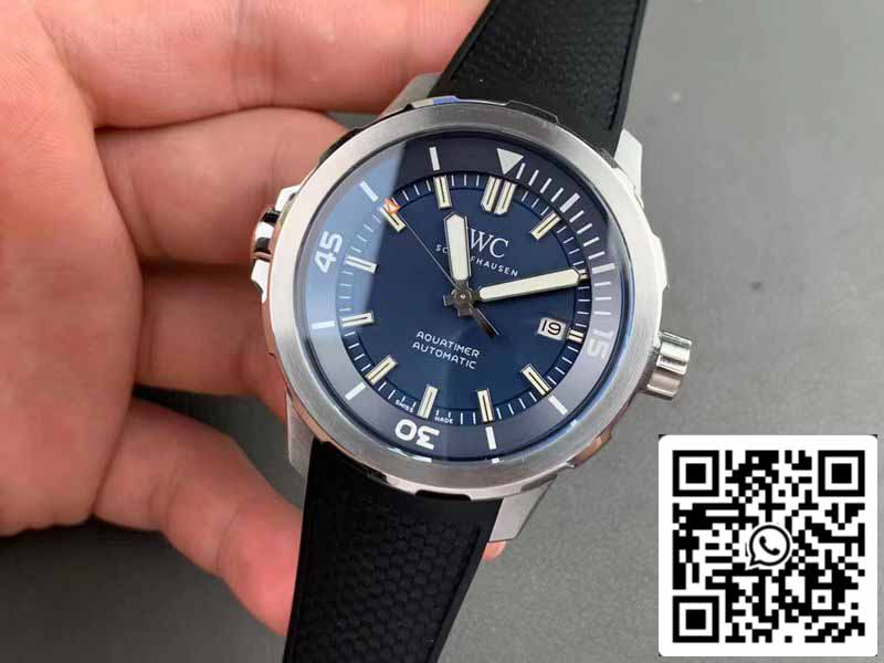 IWC Aquatimer IW329005 1:1 Best Edition V6 Fabbrica Blue Dial Swiss ETA9015
