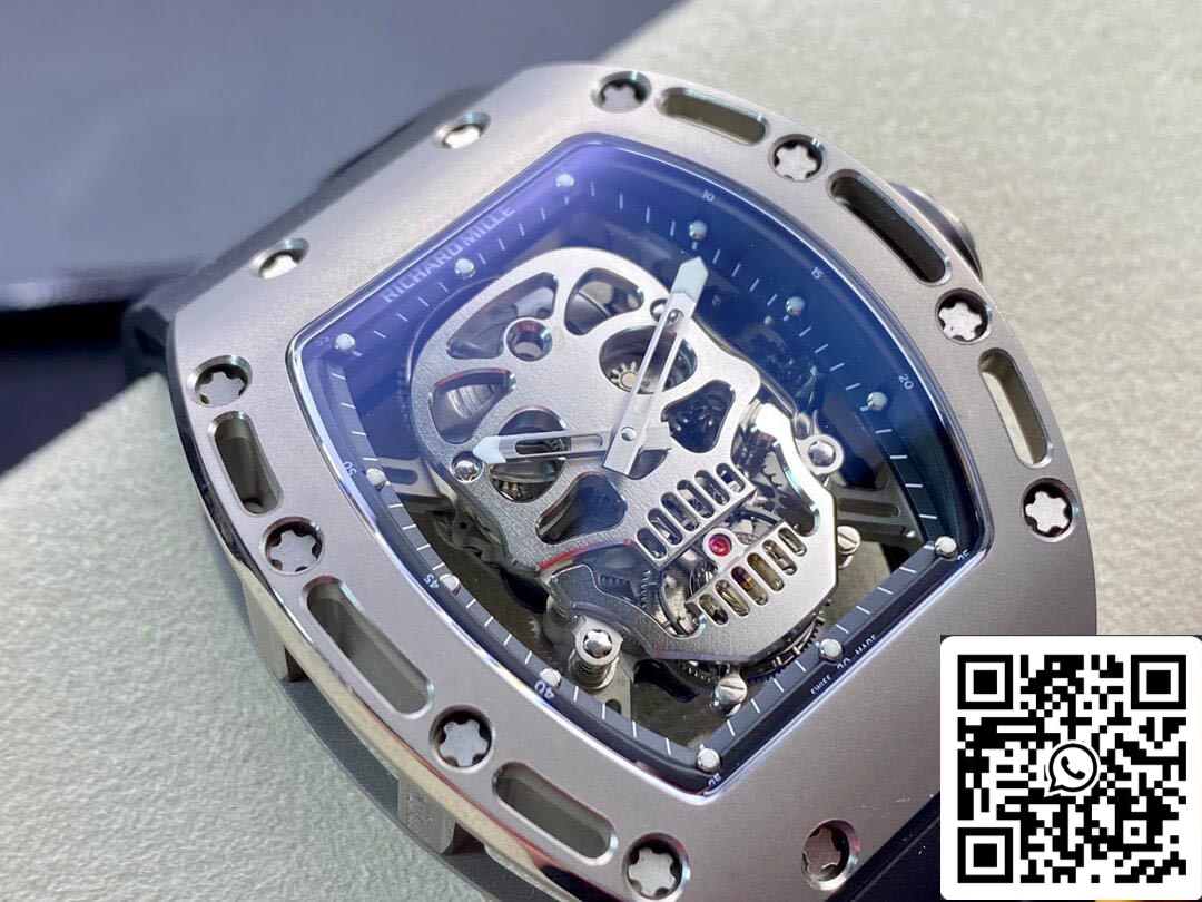 Richard Mille RM052 Tourbillon 1:1 edizione migliore EUR Fabbrica Skull quadrante