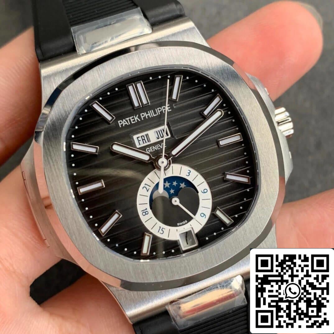 Patek Philippe Nautilus 5726 1:1 edizione migliore GR Fabbrica V2 Gomma cinturino