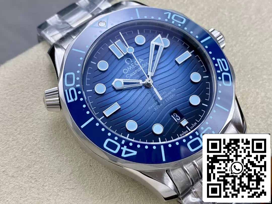 Omega Seamaster Diver 300M 210.30.42.20.03.003 Summer Blu 1:1 edição melhor VS Fabbrica quadrante azul