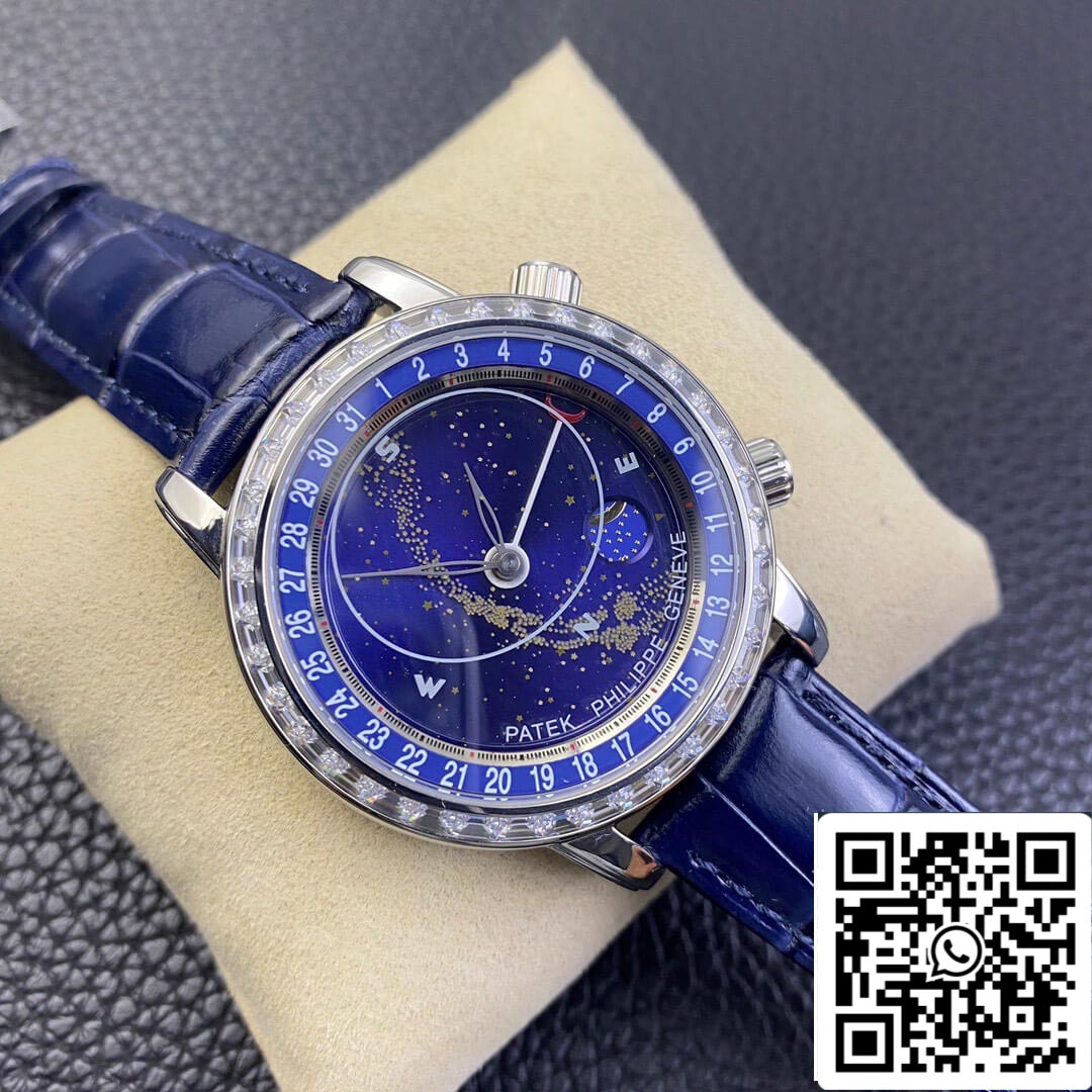 Patek Philippe Grand Complications 6104G-001 1:1 edición mayor AI Fabbrica Sky Moon quadrante blu