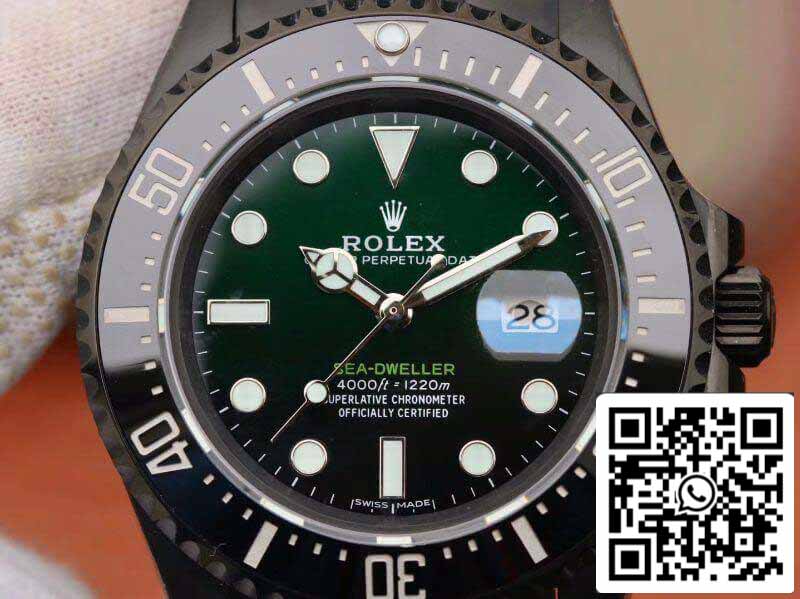 Rolex Sea-Dweller Deepsea 11666001 1:1 V2 Best Edition Swiss ETA2836 Mostrador Superlumed