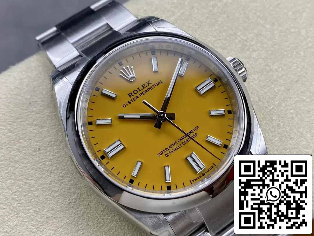Rolex Oyster Perpetual M126000-0004 36MM 1:1 edizione migliore VS Fabbrica Yellow quadrante