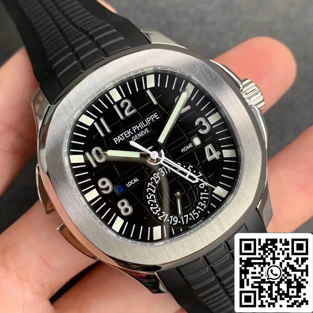 Patek Philippe Aquanaut 5164A-001 1:1 edizione migliore GR Fabbrica quadrante nero