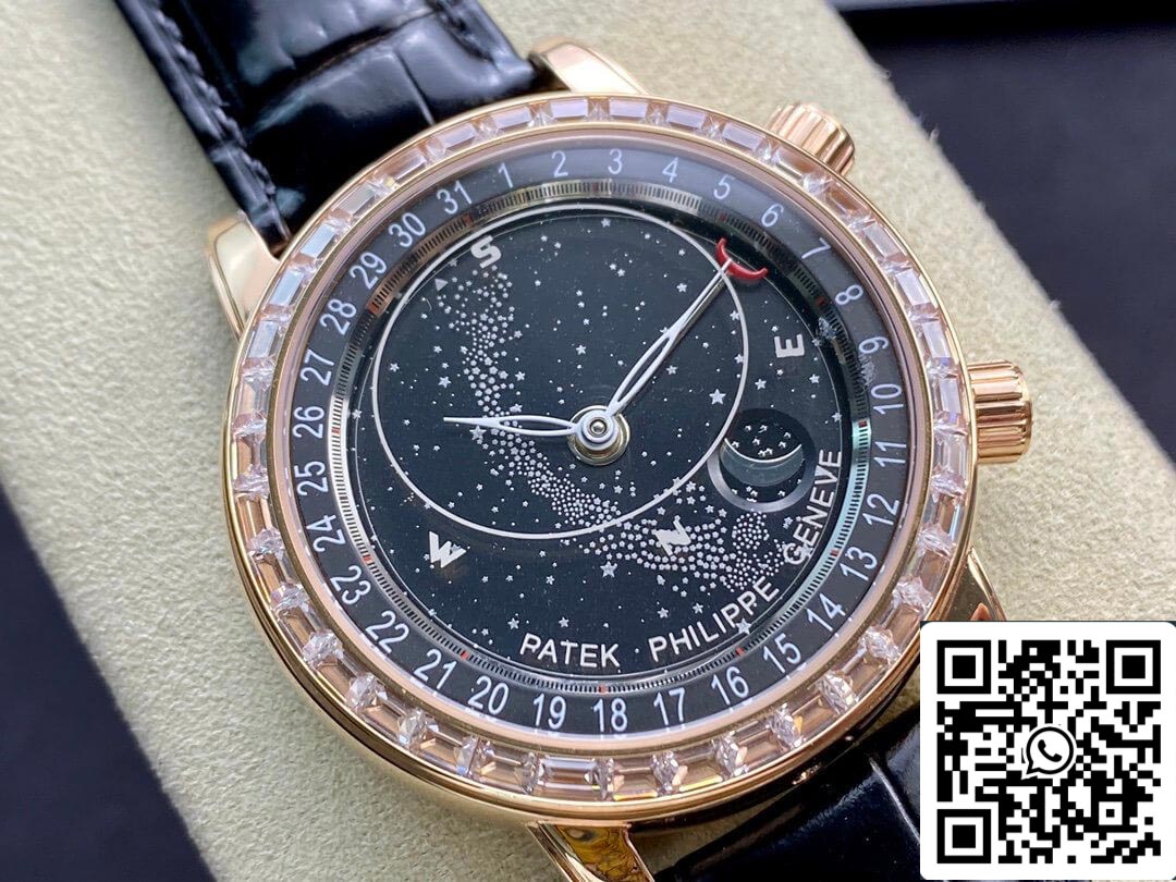 Patek Philippe Grand Complications 6104R-001 1:1 edizione migliore AI Fabbrica Sky Moon quadrante nero