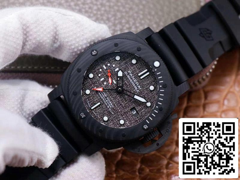 Panerai Submersible PAM01039 1:1 edizione migliore VS Fabbrica Nero Carbonio Swiss P9010