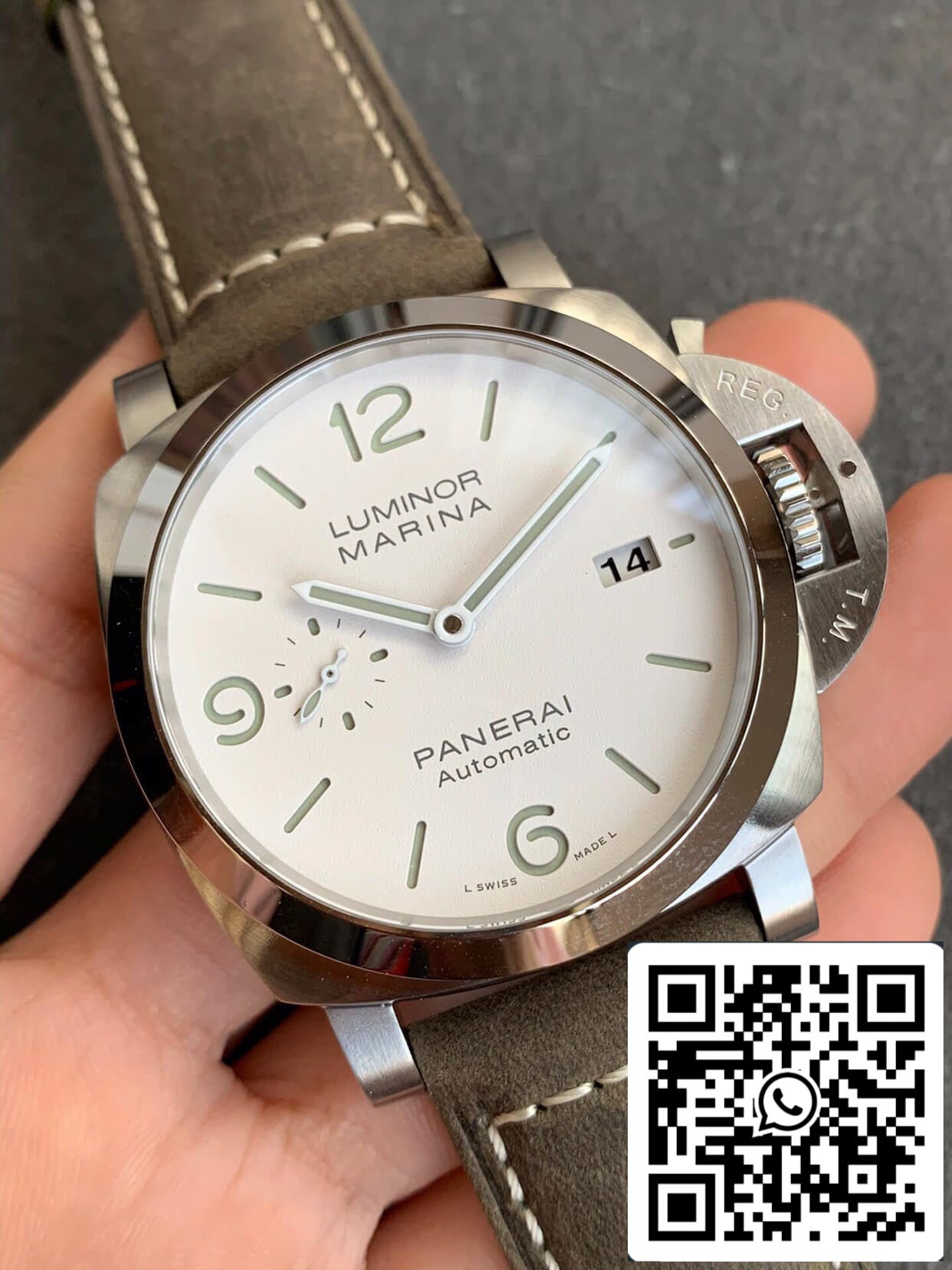 Panerai Luminor PAM01314 1:1 edizione migliore VS Fabbrica quadrante bianco