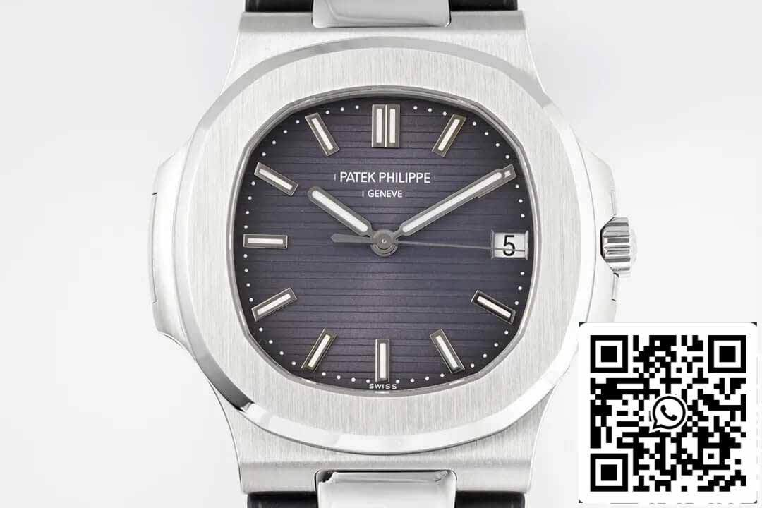 Patek Philippe Nautilus 5711 1:1 Best Edition PPF Fabbrica Black Rubber cinturino