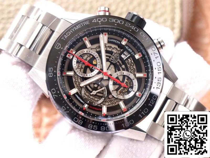 TAG Heuer Carrera CAR2A1W.BA0703 1:1 Best Edition XF Fabbrica Black Dial Swiss HEUER 01