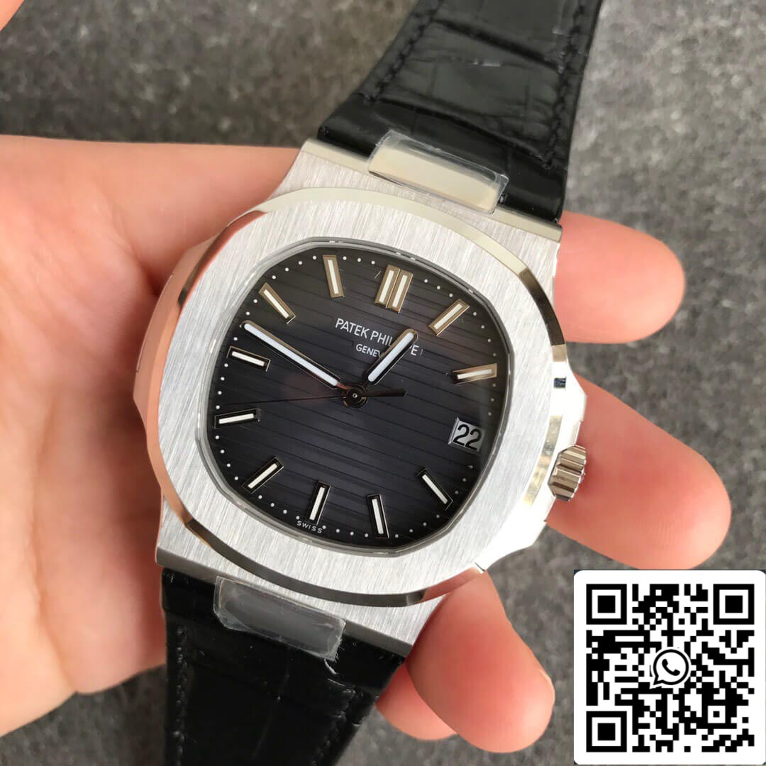 Patek Philippe Nautilus 5711G 1:1 Best Edition PPF Fabbrica V4 Black Dial Swiss ETA324
