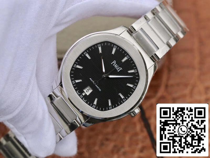 Piaget Polo’ S G0A41003 MKS Fabbrica 1:1 Best Edition Black Textured Dial On acciaio inossidabile bracciale Swiss ETA 1110
