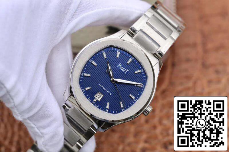 Piaget Polo' S G0A41002 MKS Fabbrica 1:1 Best Edition mostrador texturizado azul em acciaio inossidabile bracciale Swiss ETA 1110