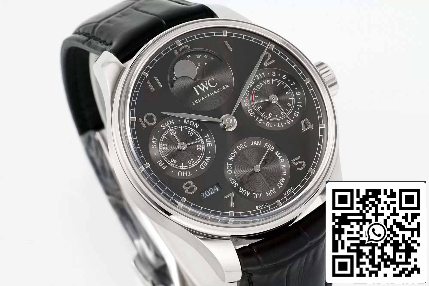 IWC Portuguese Perpetual Calendar IW503301 1:1 edizione migliore APS Fabbrica Gray quadrante
