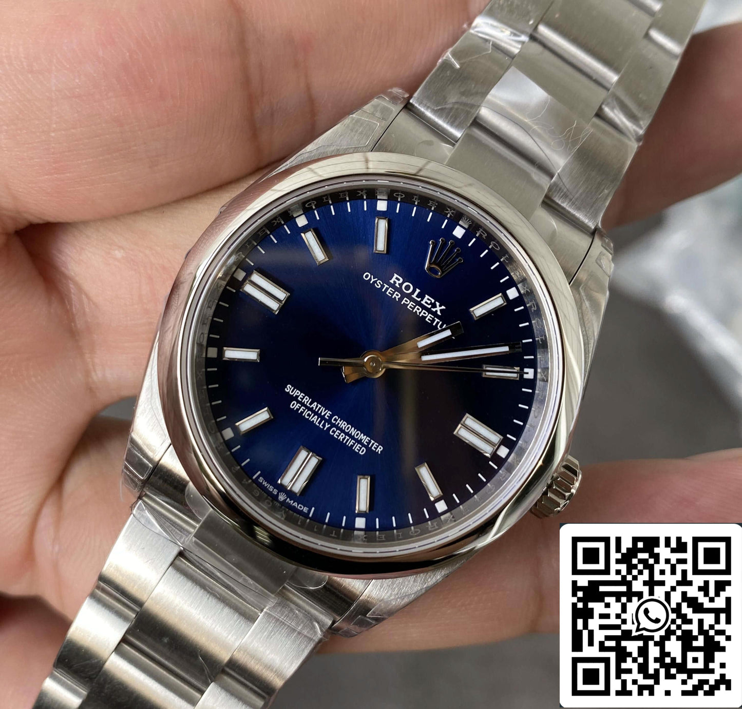 Rolex Oyster Perpetual M126000-0003 36MM 1:1 edizione migliore VS Fabbrica quadrante blu