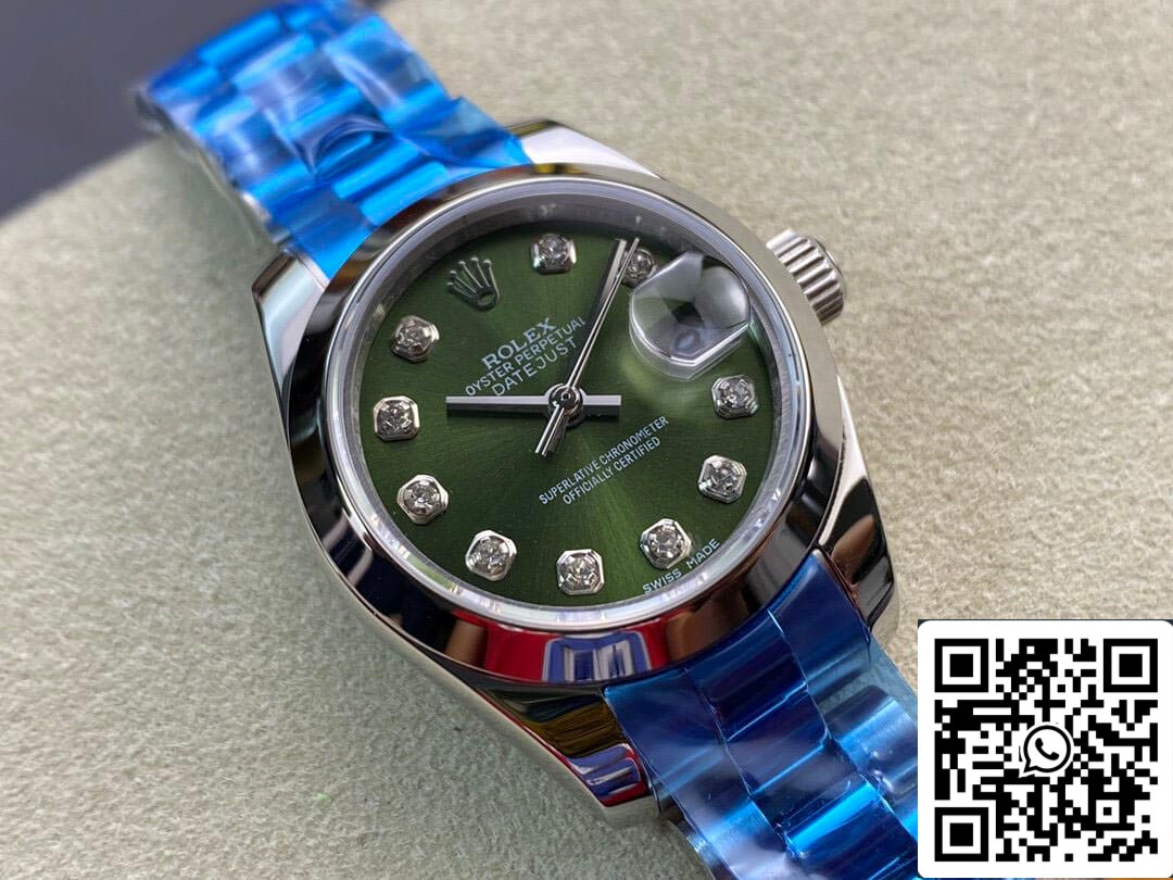 Rolex Datejust 28MM 1:1 edizione migliore BP Fabbrica quadrante verde