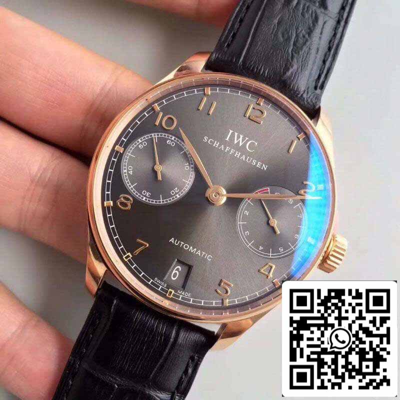 IWC Portugieser IW500702 ZF Fabbrica 1:1 Best Edition Swiss ETA52010 Gray Ardoise Dial