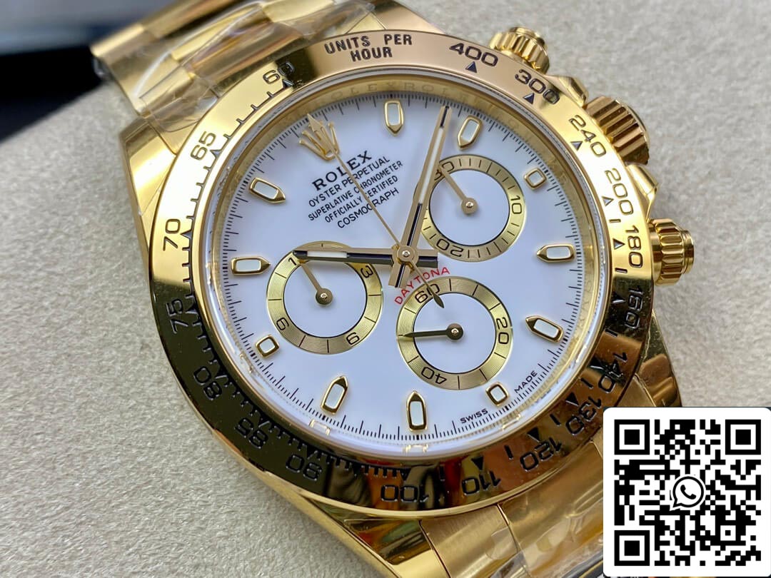 Rolex Daytona M116508-0001 1:1 edizione migliore BT Fabbrica quadrante bianco