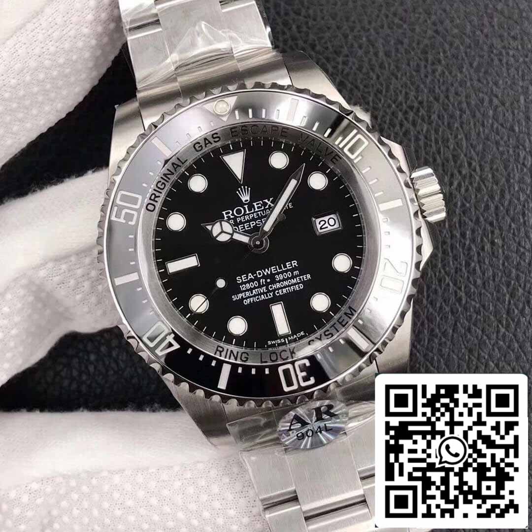 Rolex Sea Dweller 116660-98210 1:1 edición migliore AR Fabbrica quadrante nero