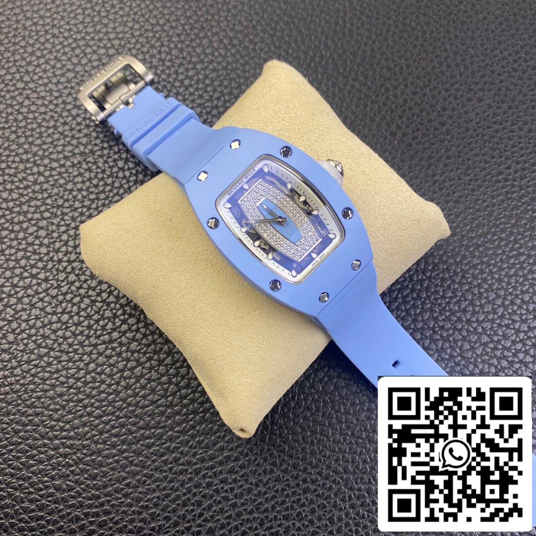 Richard Mille RM 07-01 1:1 Best Edition RM Fabbrica Blue Ceramic Case