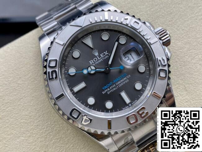 Rolex Yacht‑Master M126622-0001 1:1 edizione migliore Clean Fabbrica Grigio quadrante