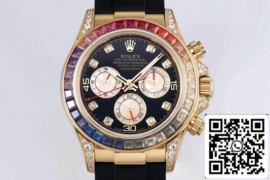 Rolex Daytona 116598RBOW 1:1 edizione migliore BL Fabbrica Yellow Oro Swiss ETA4130