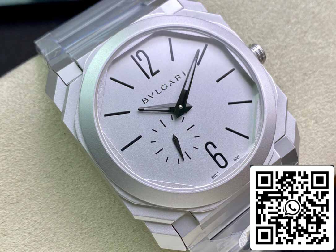 Bvlgari Octo Finissimo 103011 40MM 1:1 edición mejor BV Fabbrica quadrante argento