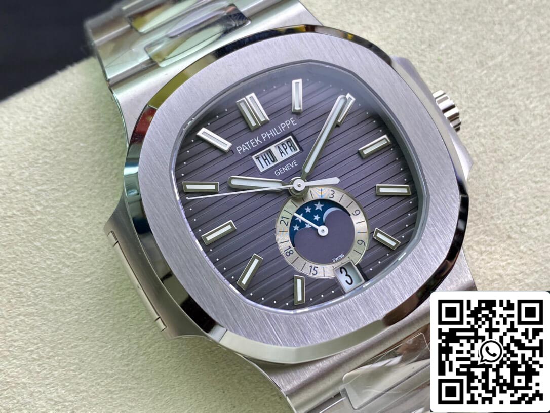 Patek Philippe Nautilus 5726/1A-001 1:1 Best Edition PPF Fabbrica Grey Dial