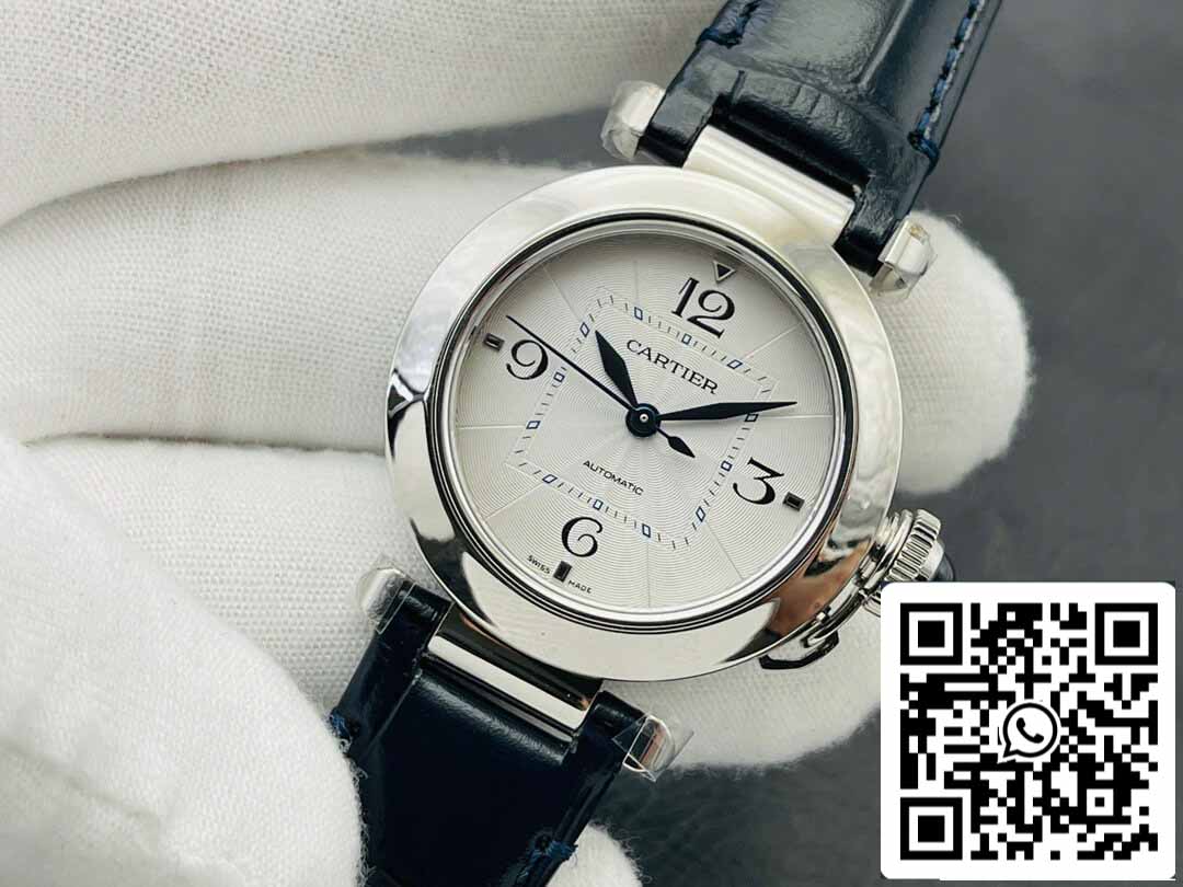 Cartier Pasha WSPA0012 35MM 1:1 edizione migliore BV Fabbrica quadrante bianco