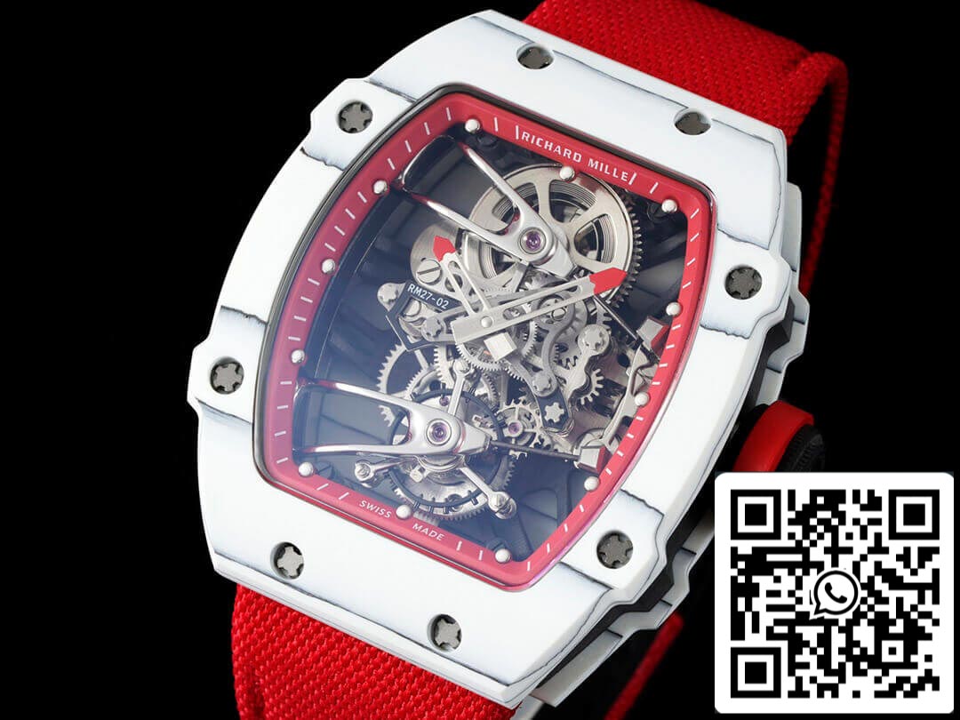 Richard Mille RM27-02 Rafael Nadal Tourbillon 1:1 Best Edition RM Fabbrica Red cinturino
