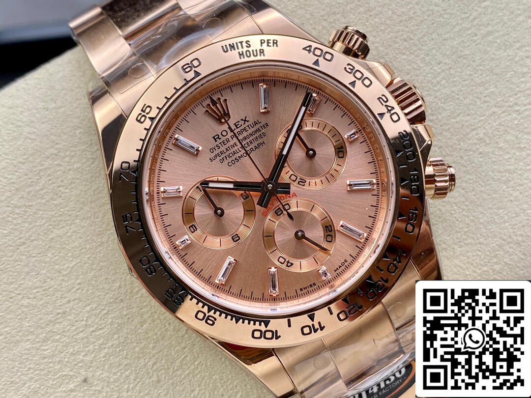Rolex Daytona M116505-0012 1:1 edição melhor BT Fabbrica Rosa Oro