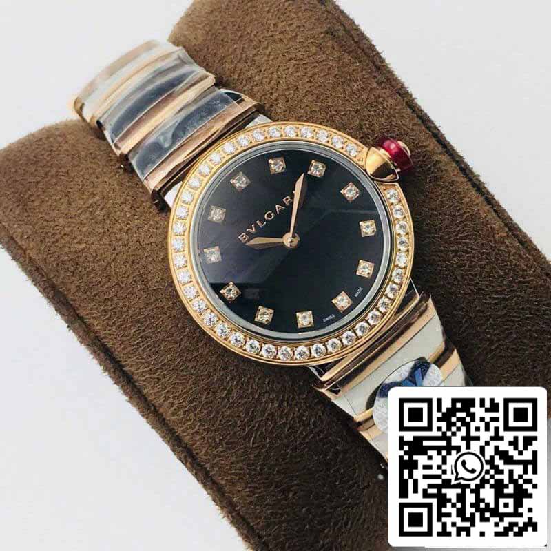 Bvlgari LVCEA 1:1 edição melhor BV Fabbrica quadrante preto