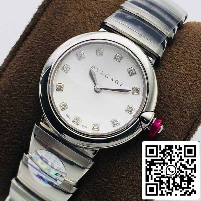 Bvlgari LVCEA 102196 1:1 edizione migliore BV Fabbrica quadrante bianco