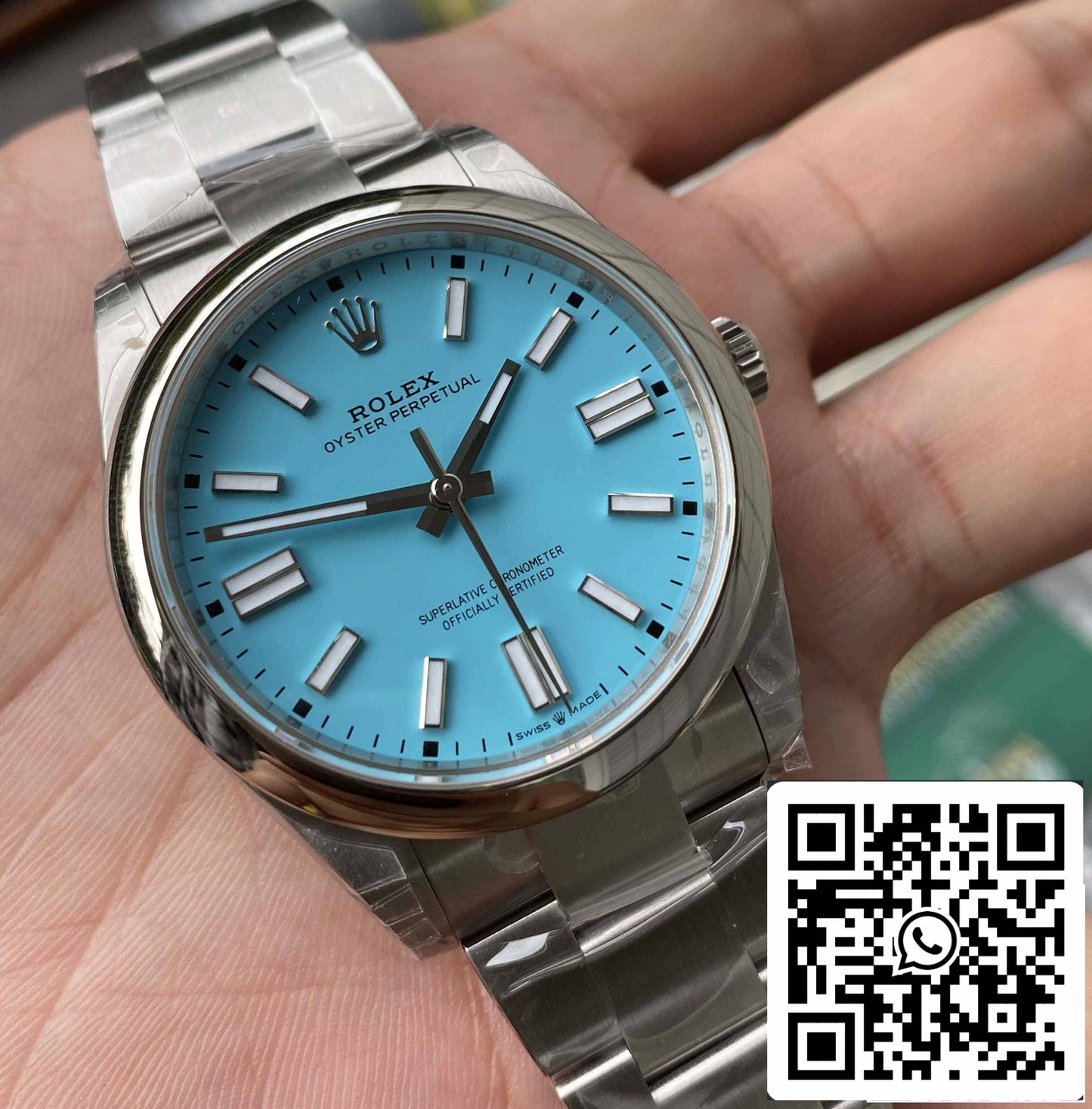 Rolex Oyster Perpetual 41MM M124300-0006 1:1 edizione migliore VS Fabbrica acciaio inossidabile