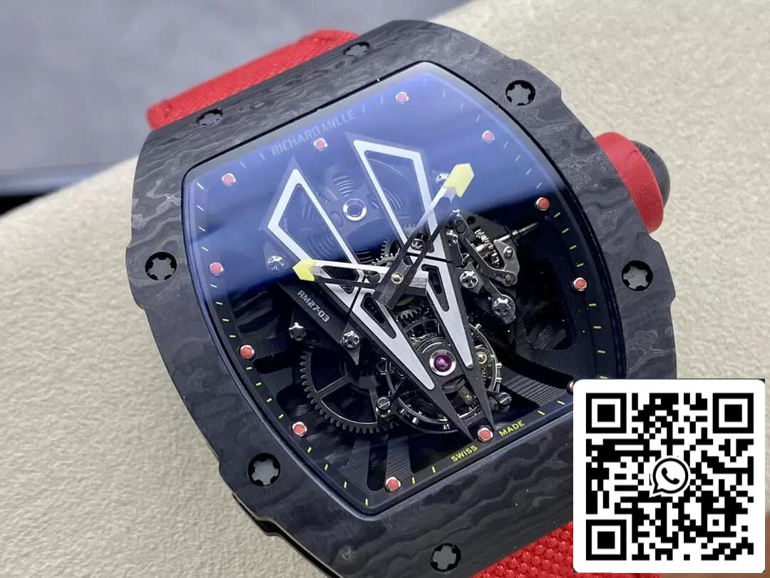 Richard Mille RM27-03 Rafael Nadal Tourbillon 1:1 Best Edition RM Fabbrica Red cinturino