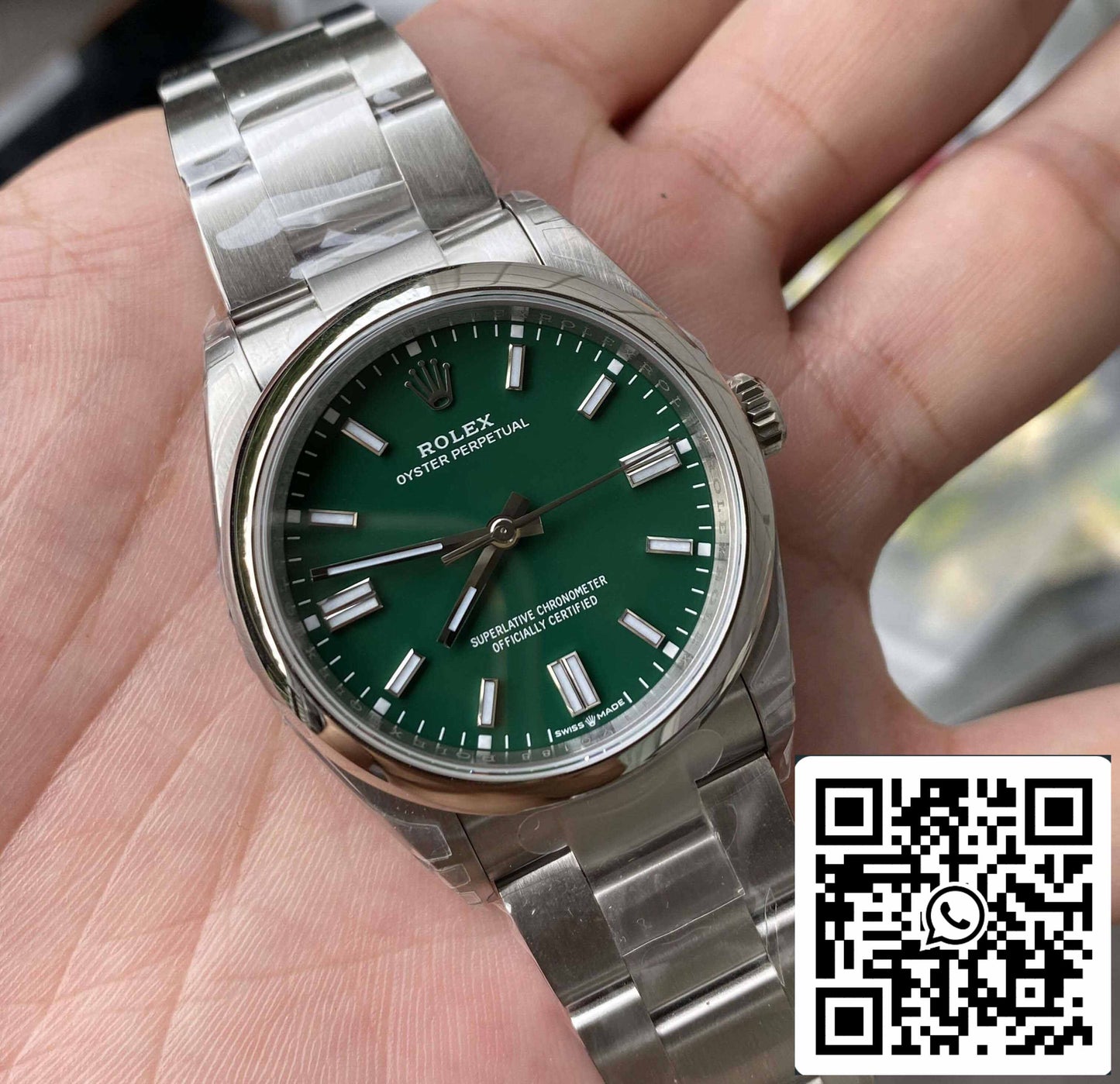 Rolex Oyster Perpetual 41MM M124300-0005 1:1 edizione migliore VS Fabbrica acciaio inossidabile