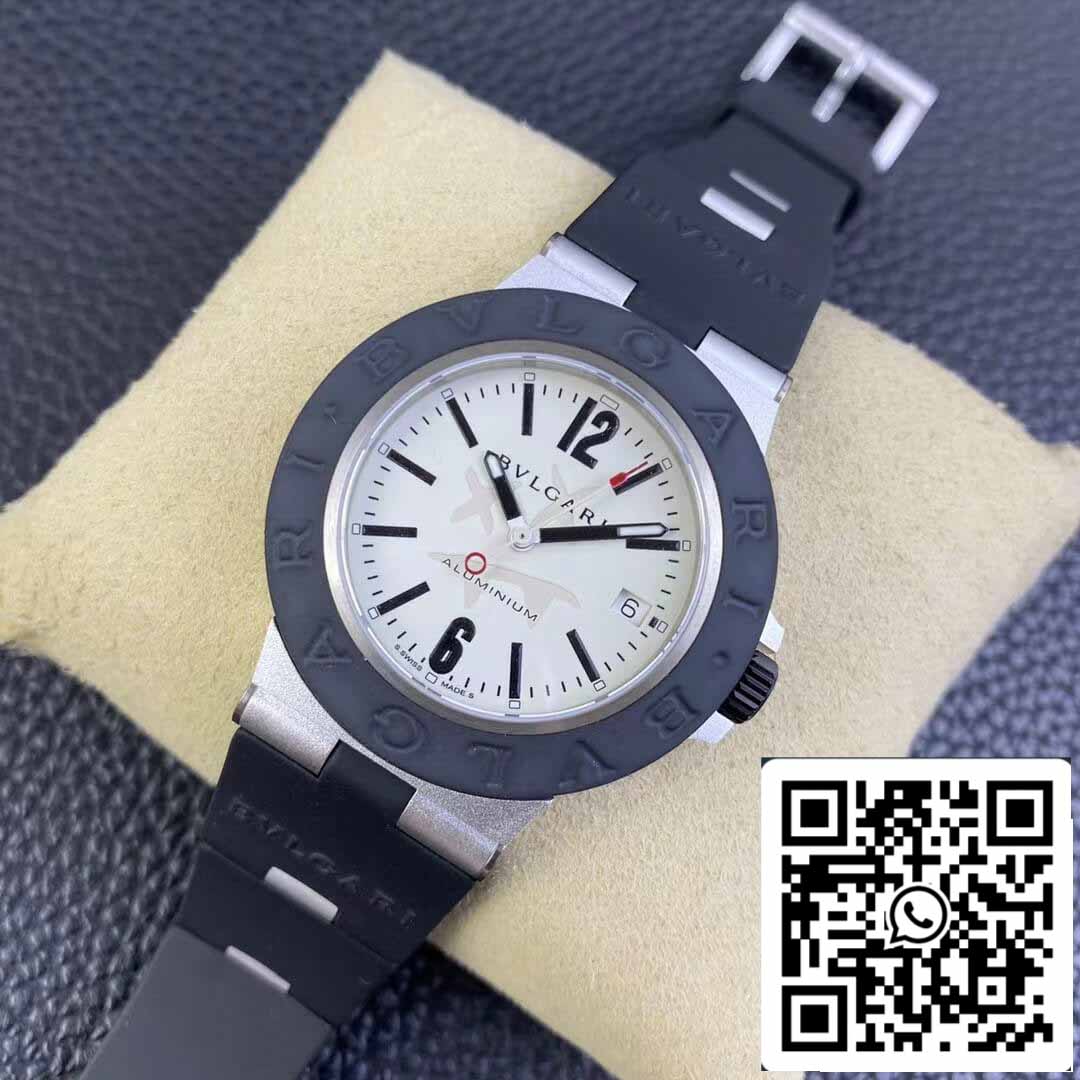 Bvlgari Aluminium Steve Aoki 103539 1:1 edizione migliore BV Fabbrica quadrante bianco