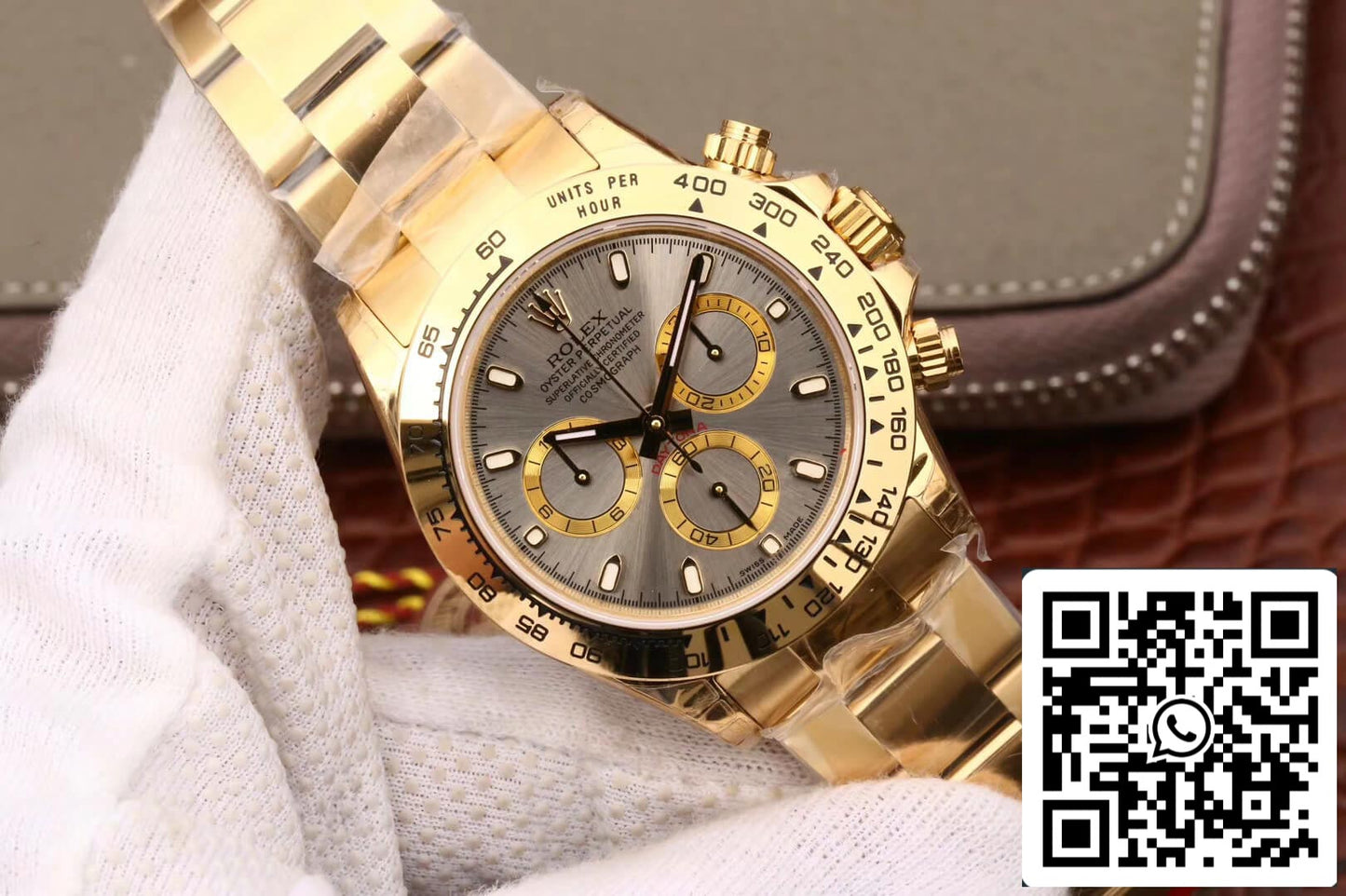 Rolex Daytona Cosmograph 116508 1:1 edição melhor JH Fabbrica Gold