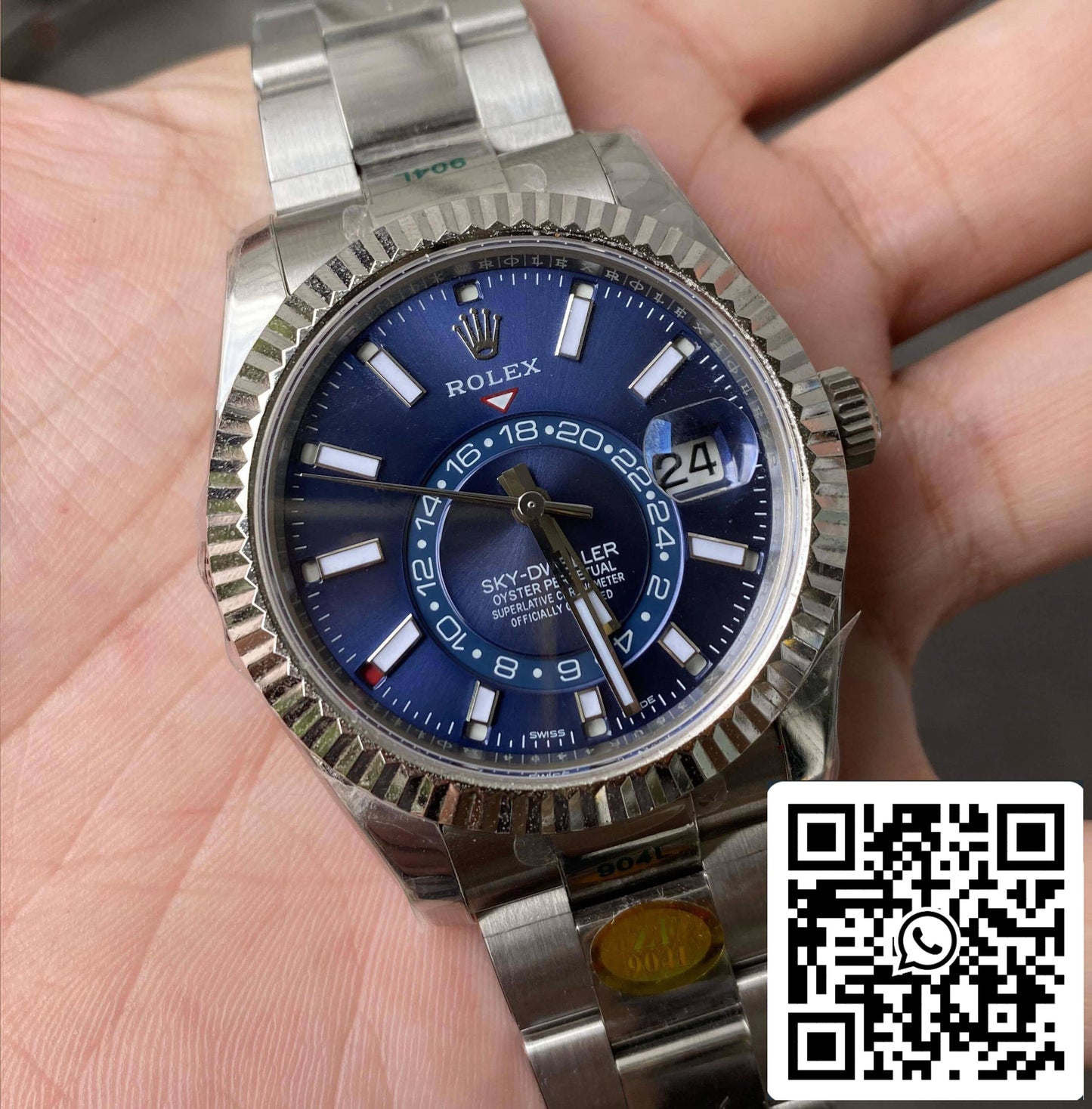 Rolex Sky Dweller M336934-0005 1:1 Best Edition ZF Fabbrica Blue Dial