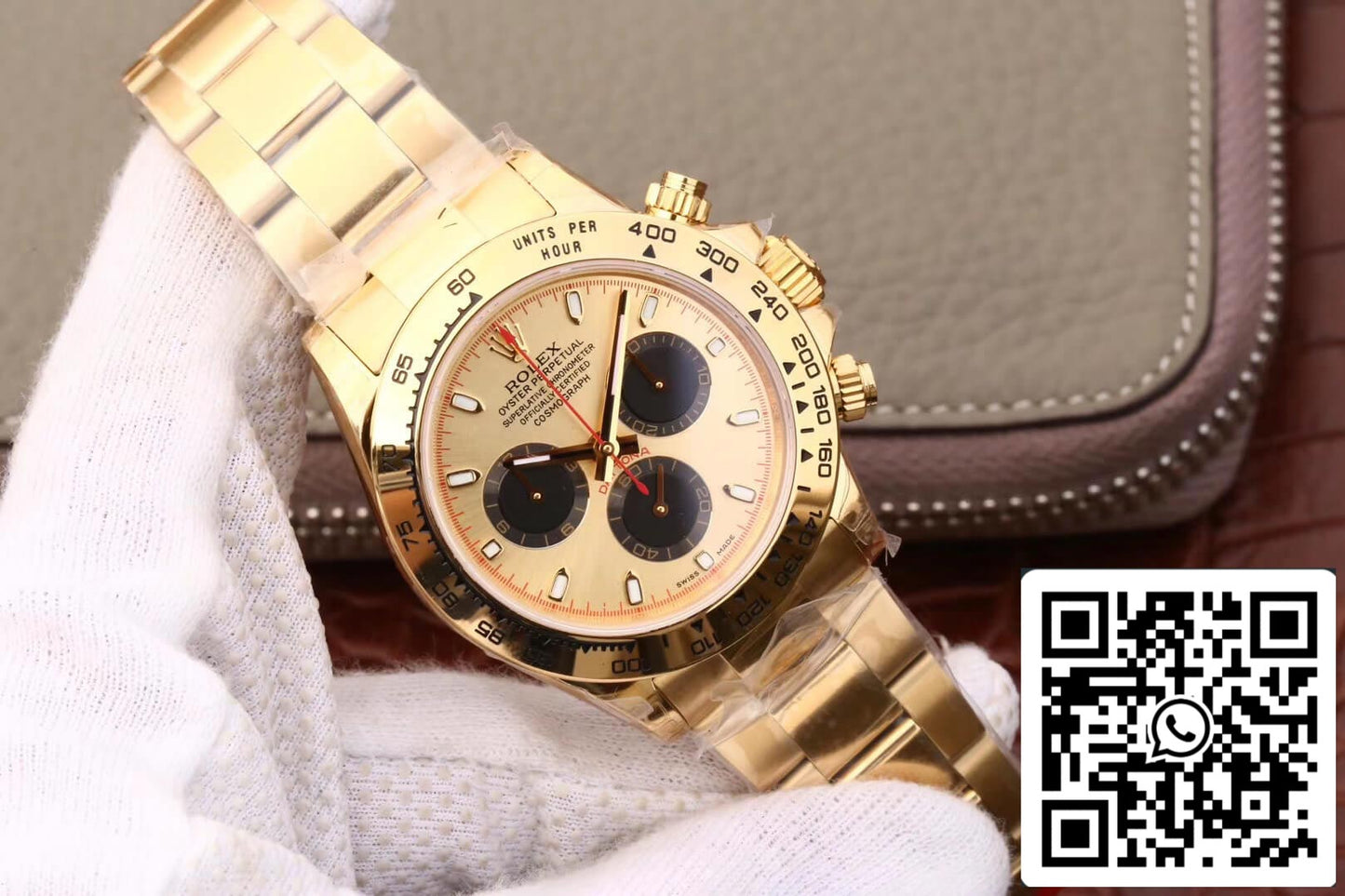 Rolex Daytona 116508 1:1 edizione melhor JH Fabbrica Cronógrafo Amarelo Ouro Preto