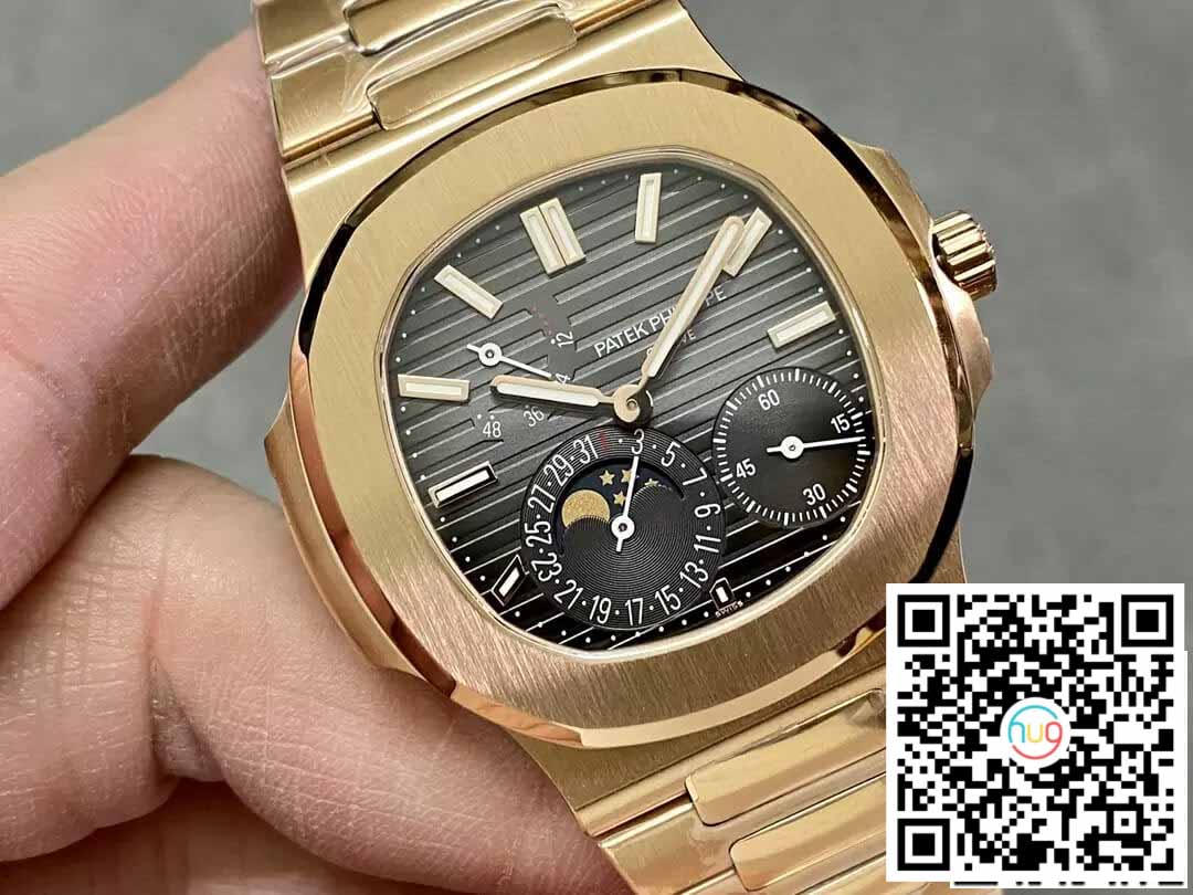 Patek Philippe Nautilus 5712/1R-001 1:1 Best Edition PPF Fabbrica V2 Brown Dial