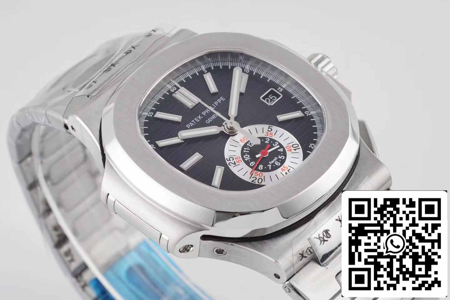 Patek Philippe Nautilus 5980/1A-014 1:1 edizione migliore 3K Fabbrica V2 quadrante nero