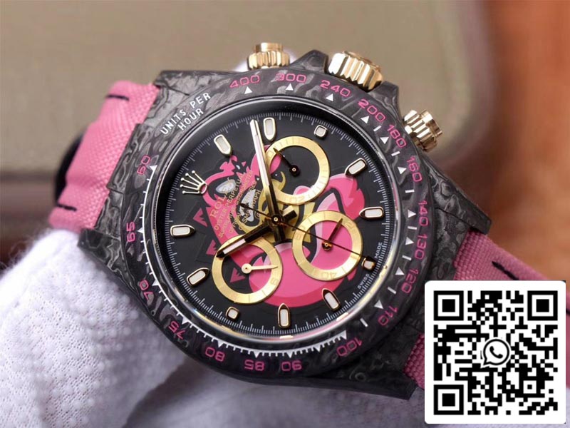 Rolex Daytona Cosmos Pink Exploded Dragon 1:1 Best Edition WWF Fabbrica Swiss ETA7750