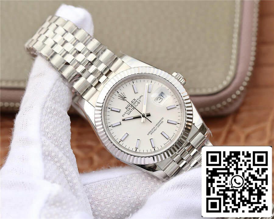 Rolex Datejust 36MM 1:1 edição melhor GM Fabbrica quadrante branco