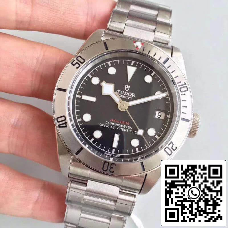 Tudor Heritage Black Bay M79730-0001 ZF Fabbrica 1:1 Best Edition Swiss ETA2824-2 Superlumed Dome-shaped Black Dial